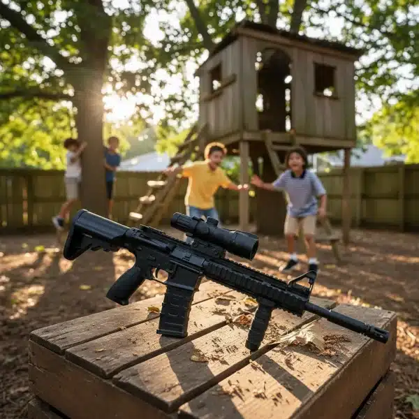 Rifle Con Silenciador De Orbeez M416 - Imagen 3