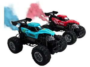 Auto 4x4 Rc Con Luces Y Vapor/ Todo Terreno,
