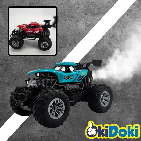 Auto 4x4 Rc Con Luces Y Vapor/ Todo Terreno, - Imagen 4