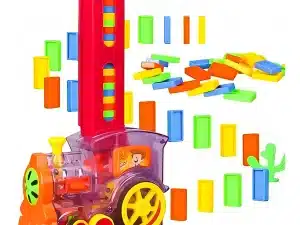 Mini Tren De Dominó Didáctico Con Música Y Luces