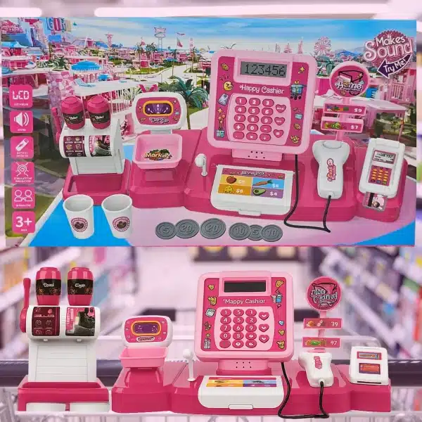 Caja Registradora Infantil Con Sonido Y Accesorios - Imagen 4