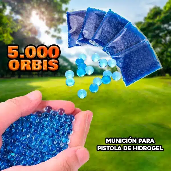 Municion Balines Orbis Bolitas Hidrogel 5000 - Imagen 4