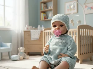 Muñeco Bebé Reborn Realista 48cm Con Accesorios